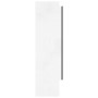 Armario de baño con espejo MDF blanco brillante 80x15x60 cm de vidaXL, Tocadores de baño - Ref: Foro24-331532, Precio: 97,30 ...