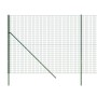 Cerca de alambre de acero galvanizado verde 1,8x25 m de vidaXL, Paneles de vallas - Ref: Foro24-154061, Precio: 274,23 €, Des...