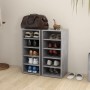 Muebles zapateros 2uds contrachapado gris hormigón 31,5x35x70cm de vidaXL, Zapateros y organizadores de calzado - Ref: Foro24...