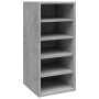 Muebles zapateros 2uds contrachapado gris hormigón 31,5x35x70cm de vidaXL, Zapateros y organizadores de calzado - Ref: Foro24...