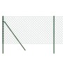 Green wire fence 0.8x10 m by vidaXL, fence panels - Ref: Foro24-153904, Price: 41,61 €, Discount: %