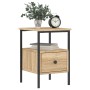 Nightstands 2 pcs engineered wood Sonoma oak 34x36x50 cm by vidaXL, Nightstands - Ref: Foro24-826046, Price: 84,18 €, Discoun...