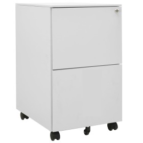 Light gray steel filing cabinet 39x45x67 cm by vidaXL, Filing cabinets - Ref: Foro24-335975, Price: 127,18 €, Discount: %