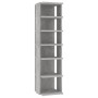 Concrete gray engineering shoe rack furniture 27.5x27x102 cm by vidaXL, Shoe racks and shoe organizers - Ref: Foro24-808493, ...