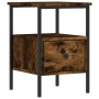 Bedside tables 2 units smoked oak engineered wood 34x36x50 cm by vidaXL, Nightstands - Ref: Foro24-826048, Price: 64,51 €, Di...