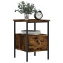 Bedside tables 2 units smoked oak engineered wood 34x36x50 cm by vidaXL, Nightstands - Ref: Foro24-826048, Price: 64,51 €, Di...