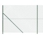 Green wire fence with ties 2.2x10 m by vidaXL, fence panels - Ref: Foro24-153943, Price: 87,31 €, Discount: %