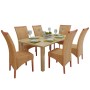 Dining chairs 6 units natural brown rattan by vidaXL, dining chairs - Ref: Foro24-274203, Price: 678,58 €, Discount: %