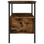 Bedside tables 2 units smoked oak engineered wood 34x36x50 cm by vidaXL, Nightstands - Ref: Foro24-826048, Price: 64,51 €, Di...