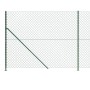 Wire fence with green flange 1.6x25 m by vidaXL, fence panels - Ref: Foro24-153948, Price: 136,09 €, Discount: %