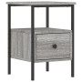 Nightstands 2 units Sonoma gray engineered wood 34x36x50 cm by vidaXL, Nightstands - Ref: Foro24-826050, Price: 74,58 €, Disc...