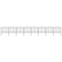 Garden fence with black steel spearhead (1.5-1.75)x13.6m by vidaXL, fence panels - Ref: Foro24-277746, Price: 673,75 €, Disco...