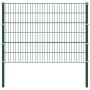 Fence panel with green iron posts 3.4x1.2 m by vidaXL, fence panels - Ref: Foro24-278662, Price: 185,15 €, Discount: %