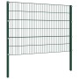 Fence panel with green iron posts 3.4x1.2 m by vidaXL, fence panels - Ref: Foro24-278662, Price: 185,15 €, Discount: %