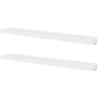 Wall shelves 4 units white 120 cm by vidaXL, Shelves and shelves - Ref: Foro24-276000, Price: 97,73 €, Discount: %