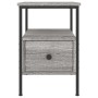 Nightstands 2 units Sonoma gray engineered wood 34x36x50 cm by vidaXL, Nightstands - Ref: Foro24-826050, Price: 74,58 €, Disc...