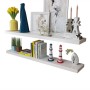 Wall shelves 4 units white 120 cm by vidaXL, Shelves and shelves - Ref: Foro24-276000, Price: 97,73 €, Discount: %