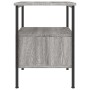 Mesitas noche 2 uds madera ingeniería gris Sonoma 34x36x50 cm de vidaXL, Mesitas de noche - Ref: Foro24-826050, Precio: 69,65...