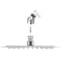 Rain effect shower head 2 pcs stainless steel 20x20 cm by vidaXL, shower heads - Ref: Foro24-275939, Price: 42,41 €, Discount: %