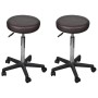 Office stools 2 pcs brown synthetic leather by vidaXL, Office chairs - Ref: Foro24-277178, Price: 94,51 €, Discount: %