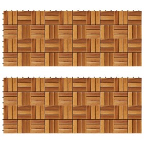 Acacia porch tiles 20 pieces 30x30 cm by vidaXL, Floors and carpets - Ref: Foro24-271792, Price: 83,99 €, Discount: %