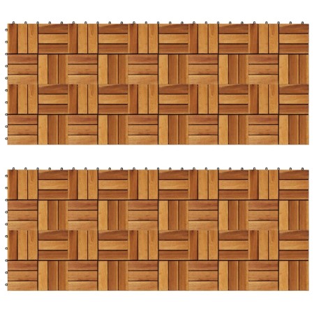 Acacia porch tiles 20 pieces 30x30 cm by vidaXL, Floors and carpets - Ref: Foro24-271792, Price: 89,07 €, Discount: %