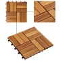 Acacia porch tiles 20 pieces 30x30 cm by vidaXL, Floors and carpets - Ref: Foro24-271792, Price: 89,07 €, Discount: %