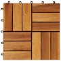 Acacia porch tiles 20 pieces 30x30 cm by vidaXL, Floors and carpets - Ref: Foro24-271792, Price: 89,07 €, Discount: %