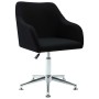 Silla de oficina giratoria de tela negra de vidaXL, Sillas de oficina - Ref: Foro24-278511, Precio: 144,28 €, Descuento: %