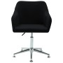 Silla de oficina giratoria de tela negra de vidaXL, Sillas de oficina - Ref: Foro24-278511, Precio: 144,28 €, Descuento: %