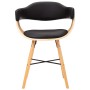 Dining chairs 6 pcs synthetic leather and black curved wood by vidaXL, dining chairs - Ref: Foro24-279494, Price: 622,42 €, D...