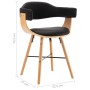 Dining chairs 6 pcs synthetic leather and black curved wood by vidaXL, dining chairs - Ref: Foro24-279494, Price: 622,42 €, D...