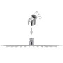 Rainfall shower head 2 pieces stainless steel 20x30 cm by vidaXL, shower heads - Ref: Foro24-275944, Price: 60,58 €, Discount: %