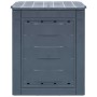 Compostadores de jardín 2 unidades gris 520 L 60x60x73 cm de vidaXL, Compostadores - Ref: Foro24-278919, Precio: 130,64 €, De...