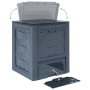 Compostadores de jardín 2 unidades gris 520 L 60x60x73 cm de vidaXL, Compostadores - Ref: Foro24-278919, Precio: 130,64 €, De...