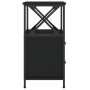 Mesitas de noche 2 uds madera de ingeniería negro 34x35,5x70 cm de vidaXL, Mesitas de noche - Ref: Foro24-825944, Precio: 104...