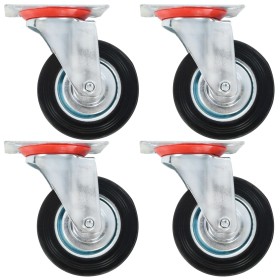 Swivel wheels 8 units 100 mm by vidaXL, Material handling - Ref: Foro24-277956, Price: 63,61 €, Discount: %