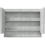 Bathroom cabinet with mirror MDF concrete gray 80x15x60 cm by vidaXL, bathroom vanities - Ref: Foro24-331535, Price: 133,15 €...