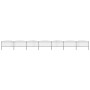 Garden fence with black steel spearhead (1.25-1.5)x11.9m by vidaXL, fence panels - Ref: Foro24-277736, Price: 596,48 €, Disco...