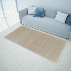 Rechteckige Teppiche aus natürlichem Bambus, 4 Einheiten, 120 x 180 cm von vidaXL, Teppiche - Ref: Foro24-278745, Preis: 89,1...