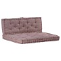 Cushions for pallet furniture 2 units cotton gray taupe by vidaXL, Cushions for chairs and sofas - Ref: Foro24-3053638, Price...