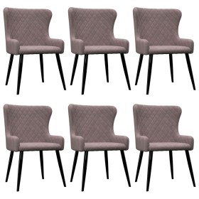 Dining chairs 6 units pink velvet by vidaXL, dining chairs - Ref: Foro24-279170, Price: 410,66 €, Discount: %