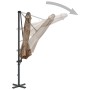 Garden umbrella with portable taupe base by vidaXL, Umbrellas - Ref: Foro24-276334, Price: 198,57 €, Discount: %