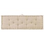 Kissen für Palettenmöbel 2 Einheiten beige Baumwolle von vidaXL, Kissen für Stühle und Sofas - Ref: Foro24-3053637, Preis: 15...