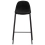 Juego de mesa alta y taburetes 5 piezas tela negro de vidaXL, muebles para cocinas y comedores - Ref: Foro24-3051130, Precio:...