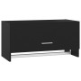 Armario de madera contrachapada negro 70x32,5x35 cm de vidaXL, Armarios roperos - Ref: Foro24-808243, Precio: 37,63 €, Descue...