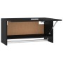 Armario de madera contrachapada negro 70x32,5x35 cm de vidaXL, Armarios roperos - Ref: Foro24-808243, Precio: 37,63 €, Descue...