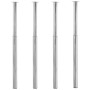 Telescopic table legs 4 units chrome 710 mm-1100 mm by vidaXL, Table legs - Ref: Foro24-3051486, Price: 93,94 €, Discount: %