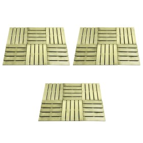 Porch tiles 18 units green wood 50x50 cm by vidaXL, Floors and carpets - Ref: Foro24-276431, Price: 177,99 €, Discount: %