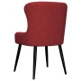 Sillas de comedor 6 unidades tela burdeos de vidaXL, Sillas de comedor - Ref: Foro24-278821, Precio: 418,99 €, Descuento: %